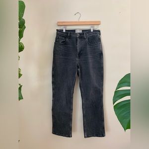 Everlane Cheeky Bootcut Jean Washed Black 29 Crop